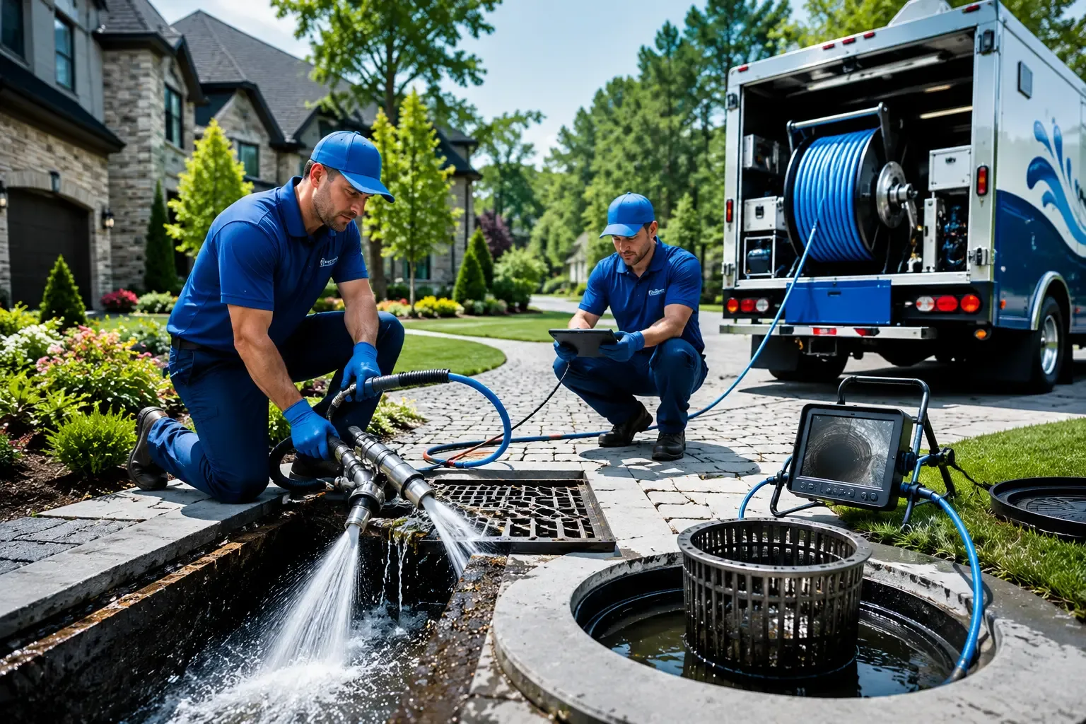 Local outdoor drain cleaning professionals in Larwill, IN