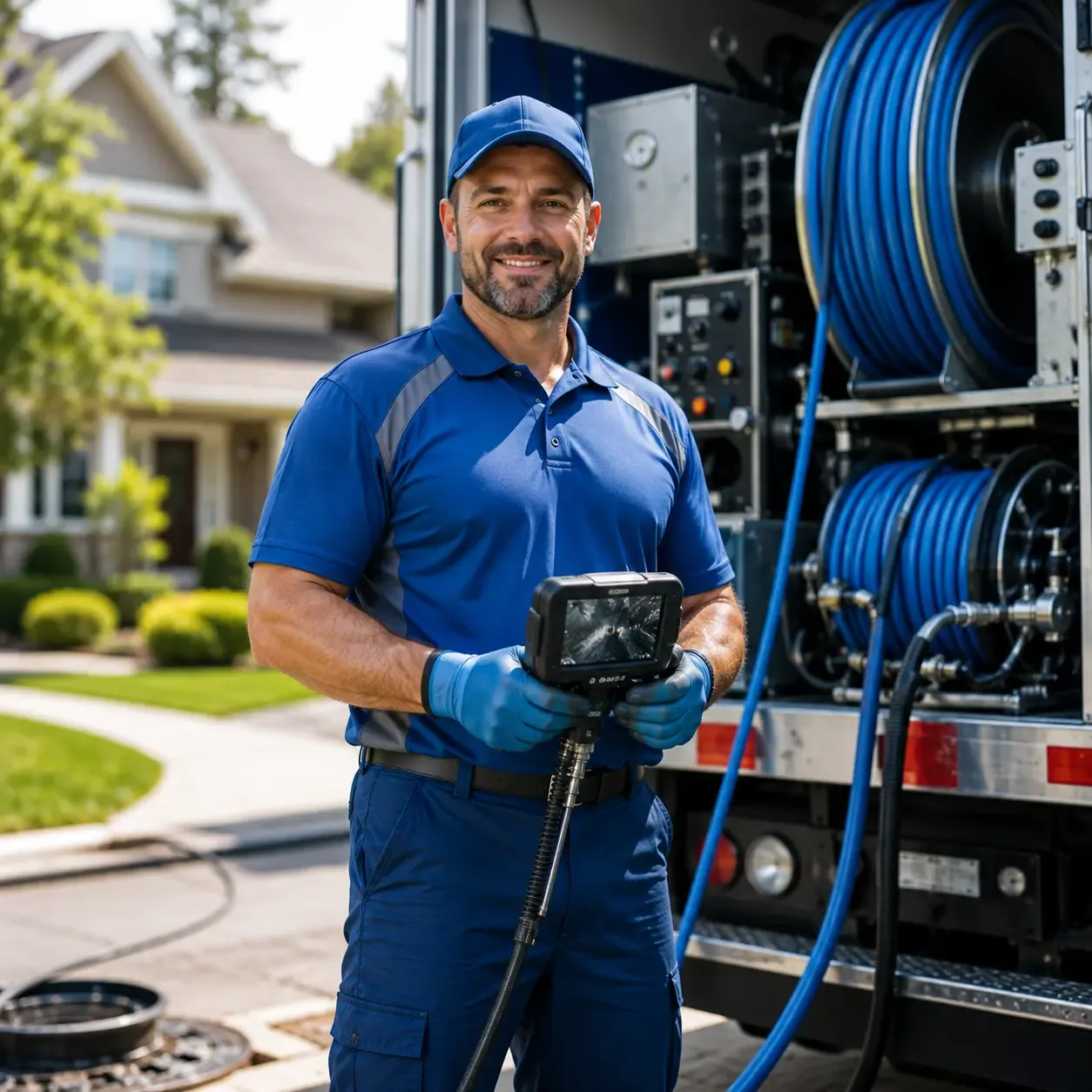Local outdoor drain cleaning specialists in Larwill, IN